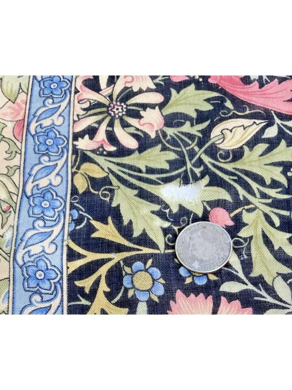 Metropolitan Museum of Art William Morris Compton Wool Silk Scarf Italy 45" READ - Picture 13 of 16